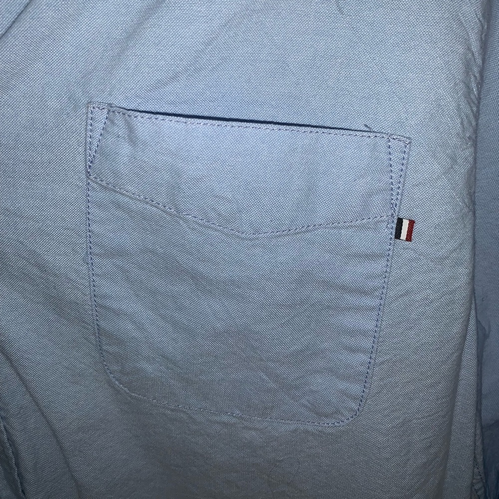 blue button up - Picture 2 of 3